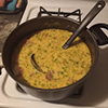 Cheesy Broccoli Kielbasa Potato Soup